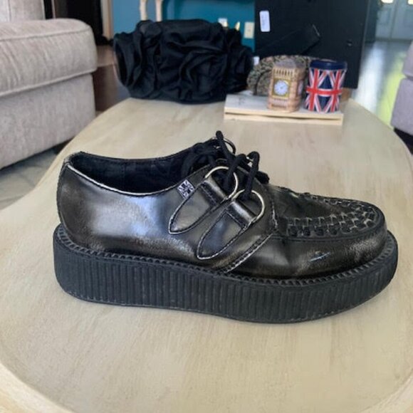 T.U.K. Viva Mondo Creepers – Size US Women’s 5 /  Boys 3 - Picture 2 of 11